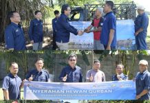 PT.KINRA Menyerahkan Hewan Qurban Kepada Masyarakat Sekitar Kawasan Ekonomi Khusus (Kek) Sei Mangkei